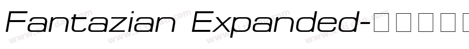 Fantazian Expanded字体转换